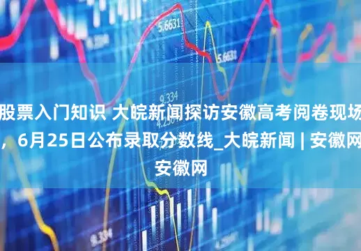 股票入门知识 大皖新闻探访安徽高考阅卷现场，6月25日公布录取分数线_大皖新闻 | 安徽网