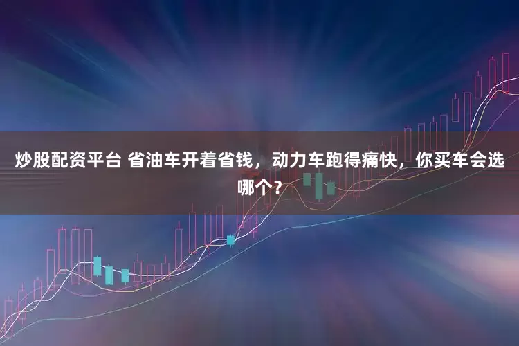炒股配资平台 省油车开着省钱，动力车跑得痛快，你买车会选哪个？