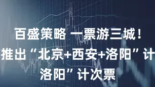 百盛策略 一票游三城！铁路推出“北京+西安+洛阳”计次票